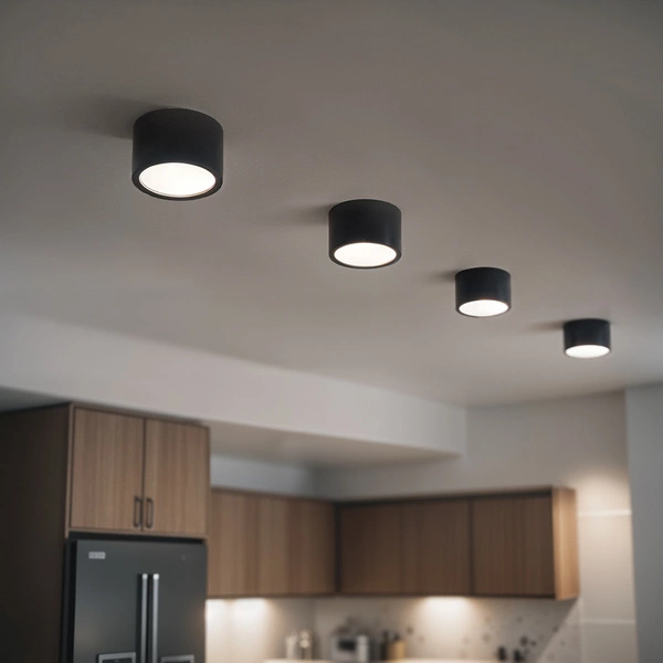 Spot tuba sufitowa śr. 8,2cm GX53 | czarny