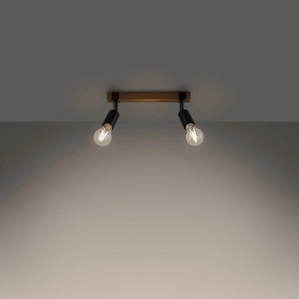 Plafon ZUCA 2 czarny