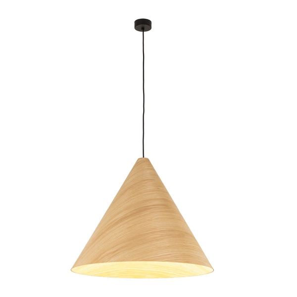 Lampa sufitowa, wisząca SOLIS WOOD dług.210cm szer.61cm E27 | DĄB JASNY 10597