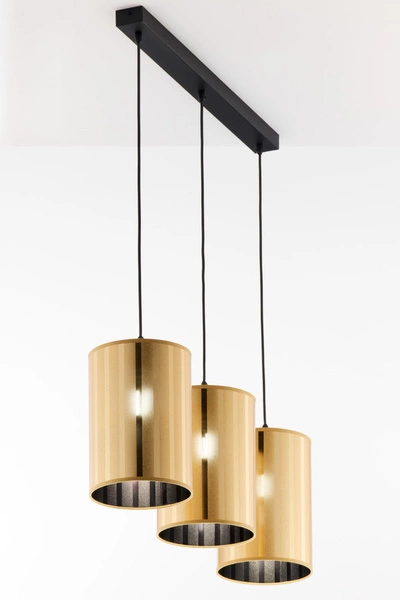 Klasyczna Lampa wisząca CORTINA wys. 100cm 3xE27 15W IP20 | złoty