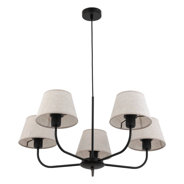 Stylowa lampa wisząca CHICAGO E27 60W szer. 70cm | beżowy 3989
