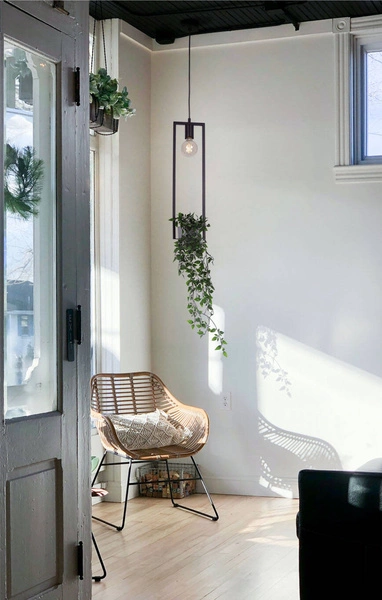 Lampa wisząca z kwietnikiem K-4037 z serii ESTERA