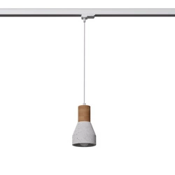 Lampa wisząca QUBIC szara E27 4000K 7,5W 690lm #W
