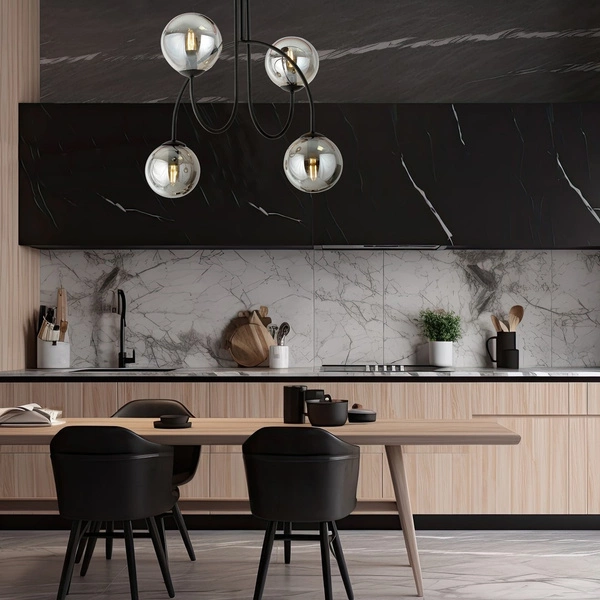 Lampa sufitowa Emibig ARCHI 4A BL GRAFIT 1287/4A