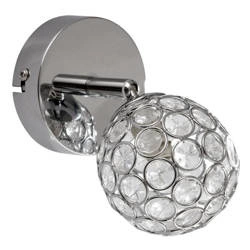 Kinkiet STARLET 91-85781 chrom/transparentny 1xG9