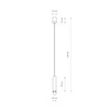 Lampa wisząca BATON SOLID BRASS M wys. 130cm | mosiężny 7851