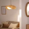 Lampa Wisząca Bambusa Kapelusz 60cm Boho Abruzzo Ponti E27