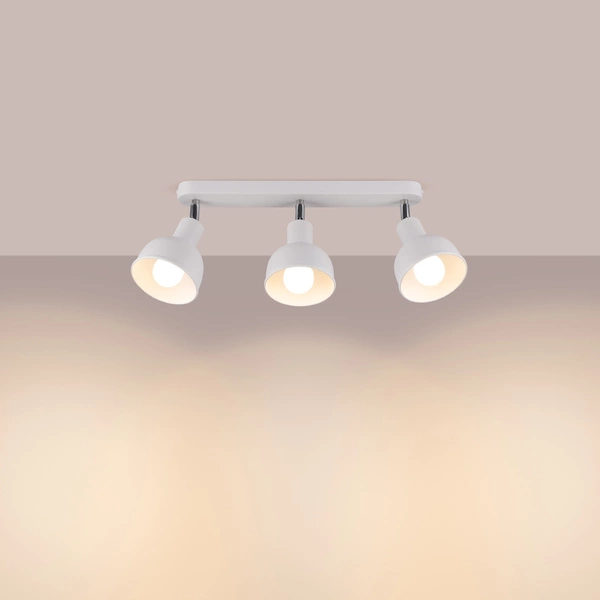 Plafon ELBA 3 biały