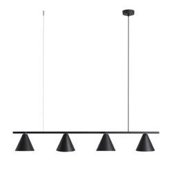 Aldex LAMPA WISZĄCA FORM 4 BLACK | Czarny 1108L1