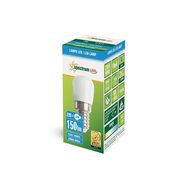 LED TABLICOWE 230V 2W E-14 CW SPECTRUM
