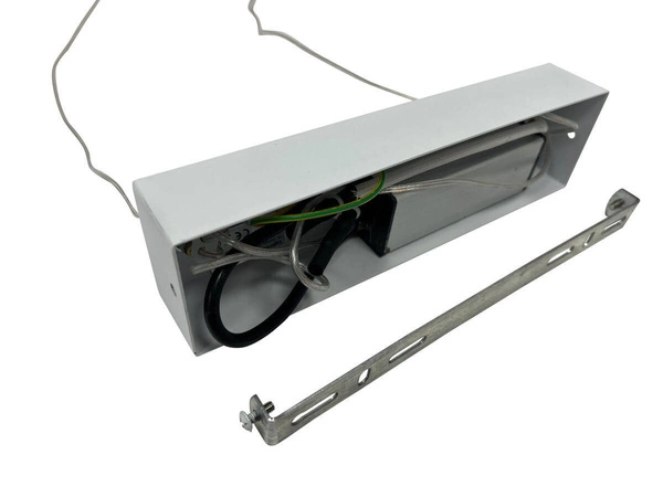 Lampa wisząca MIRROR, duża, biała, 50W LED, barwa ciepła 3000K, IP44