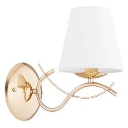 Kinkiet ALFA MONZA ZŁOTY 1xE14 28cm | 27610