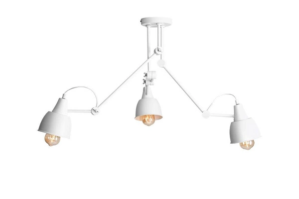 Aldex Lampa sufitowa AIDA 3, 814PL_E, biała, 3x60W E27