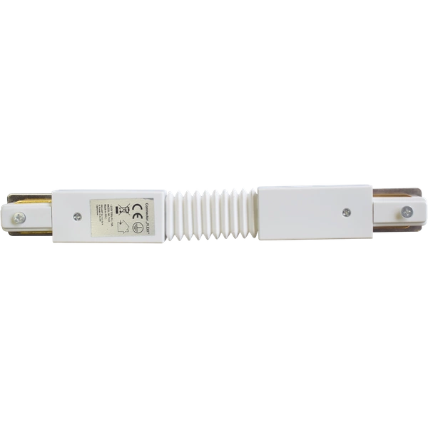 Łącznik szynoprzewodu 1-fazowegoTRACK LIGHT, Typ: Flexi, biały, ML7101
