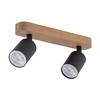 Lampa sufitowa TOP WOOD 3291 2xGU10 czarna 3291