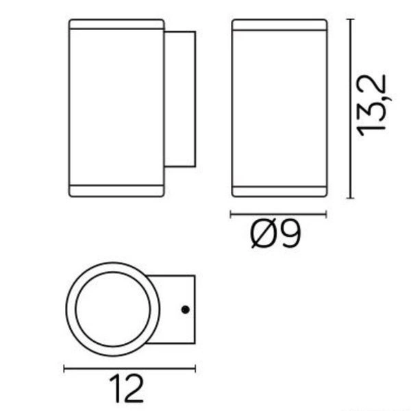 Natynkowa tuba zewnętrzna Adela Midi M1456 DG | ciemny popiel