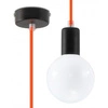 Lampa Wisząca EDISON SL.0154 czarny/pomarańczowy 1xE27