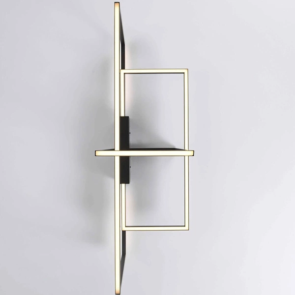 Lampa sufitowa Frame 3D, czarna, 60W LED, barwa neutralna 4000K