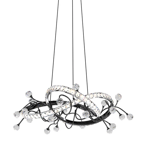 MD3481-1S-3BCT MAIA LAMPA WISZĄCA CZARNA/BLACK