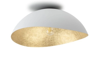Lampa Sigma Solaris M plafon biały/złoty 40612