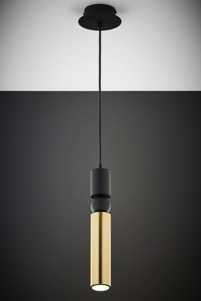 Nowoczesna Lampa wisząca ALAS wys. 120cm 1xG10 14W IP20 | Złoty