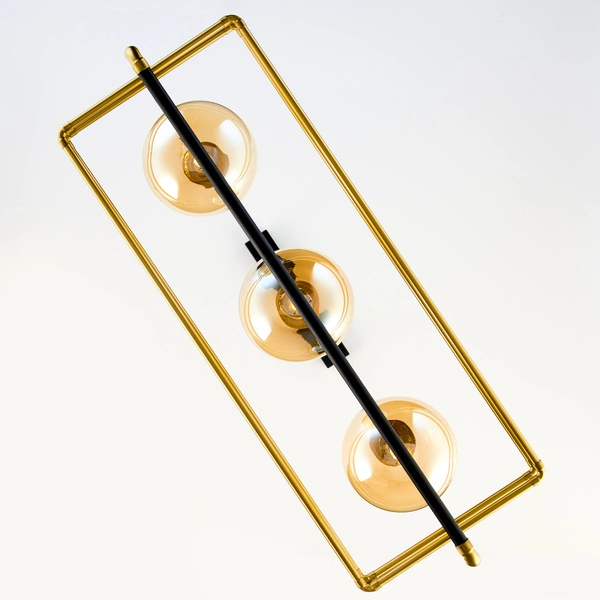 Nowoczesna Lampa wisząca FIORI wys. 115cm 3xG9 14W IP20 | Złoty