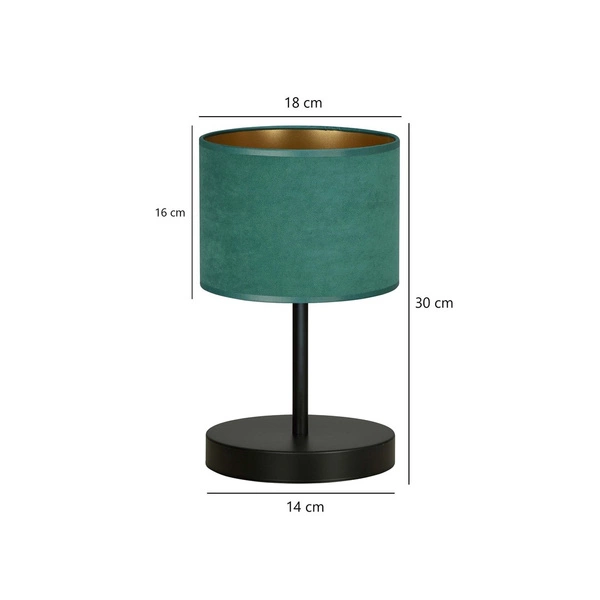 Lampa biurkowa Emibig HILDE LN1 BL GREEN 1051/LN1