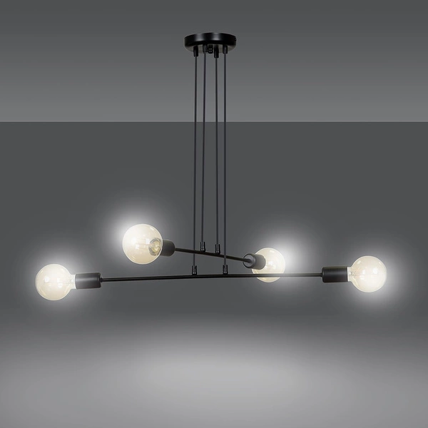 Lampa wisząca Emibig MULTIPO 4 Czarny 696/4