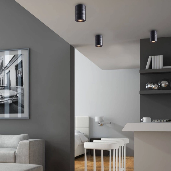 Oprawa natynkowa Bima Arte Round, ML7687, czarna, 1x8W GU10