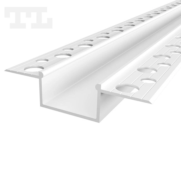 Profil LED GK14-3 podtynkowy 100cm szer. 50mm | do osłonek C15 C23 | biały