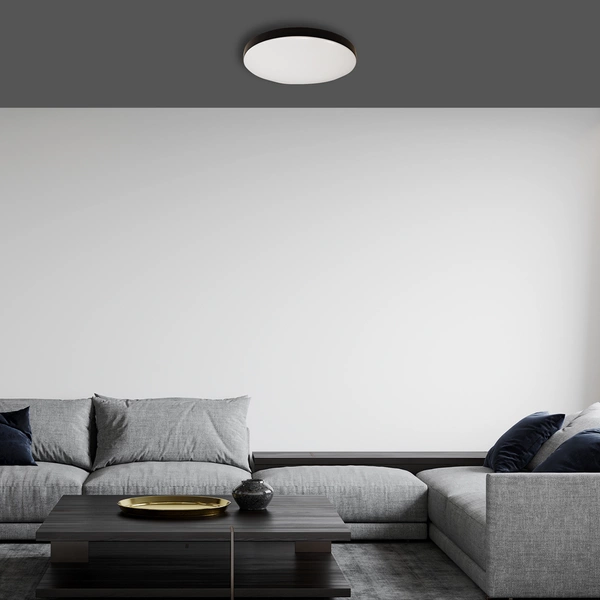 Plafon MAYA, ML7789, czarny/biały, Ø330 mm, 15W LED, IP44