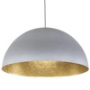 Lampa wisząca SFERA szaro - złota 35cm