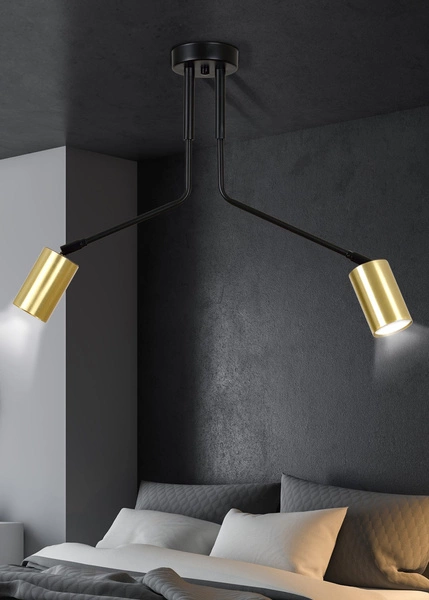 Lampa sufitowa Emibig VERNO 2 Czarny 655/2
