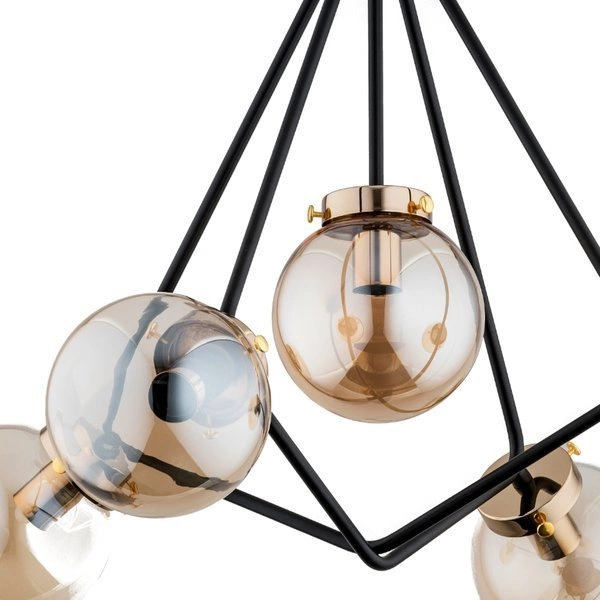 Lampa sufitowa ALFA SEYNO MIX ZŁOTA 5xE14 58cm | 62171