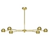 Nowoczesny Żyrandol TIANA wys. 55-85cm 6xG10 14W IP20 | Złoty
