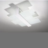 Plafon FENIKS 2 lampa sufitowa drewno białe 2x15W LED, SL.0078