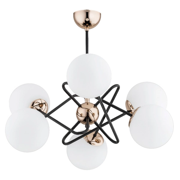 Lampa sufitowa ALFA VIRGINIA ZŁOTA 6xE14 65cm | 63104