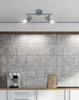 Lampa sufitowa VIKING listwa 2xE14 szara 92-68026 w industrialnym stylu