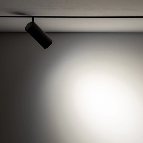 Spot LED wys. 20,5cm 15W 4000K do szynoprzewodów magnetycznych LVM | czarny 10655