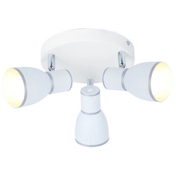 Lampa sufitowa FIDO plafon 98-63397 biały/chrom 3xE14