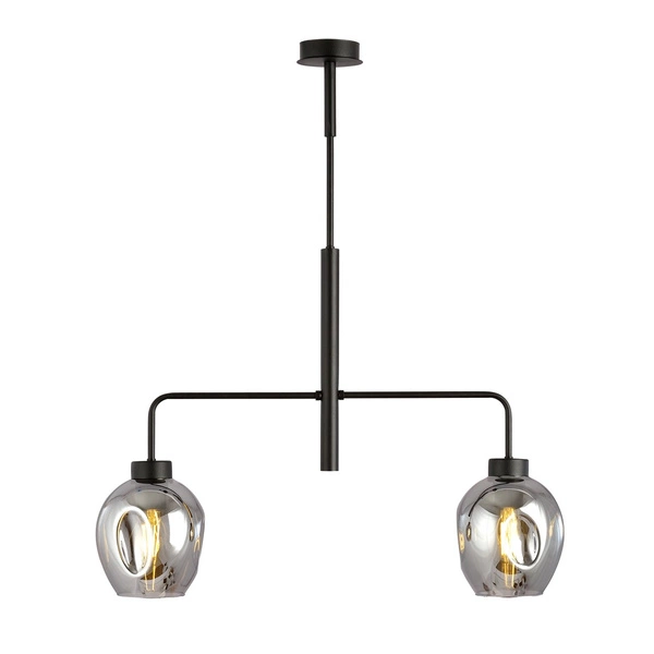 Lampa sufitowa Emibig LUKKA 2 Czarny/GRAFIT 1163/2