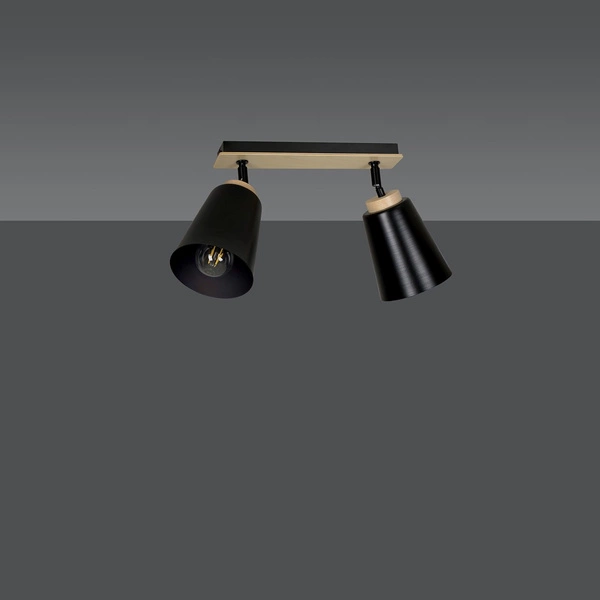 Lampa sufitowa Emibig ATLAS 2 Czarny 725/2