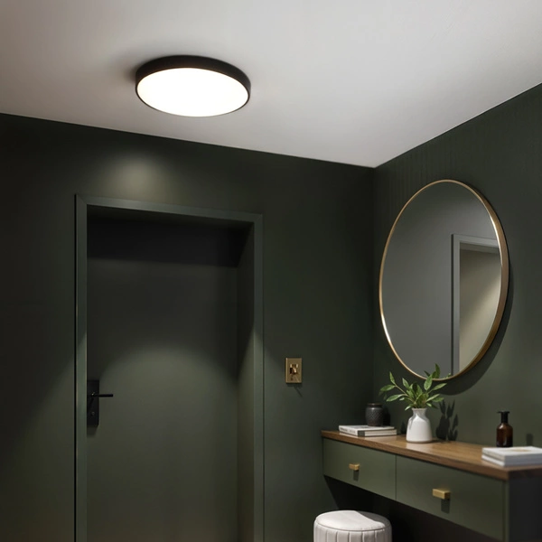 Plafon Natynkowy LED 50cm Okrągły BB02 50W 3000K Czarny