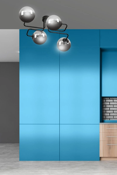 Lampa sufitowa Emibig BRENDI 4 BL GRAFIT 832/4