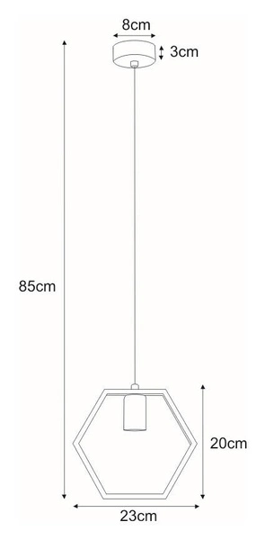 Lampa wisząca K-4720 z serii HONEY