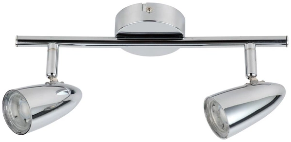 Lampa sufitowa LIBERTY listwa 2x4W LED, chrom, barwa ciepła 3000K, 92-49575
