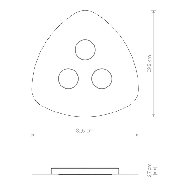 8304 Oprawa oświetl."ORGANIC WHITE III" 8304