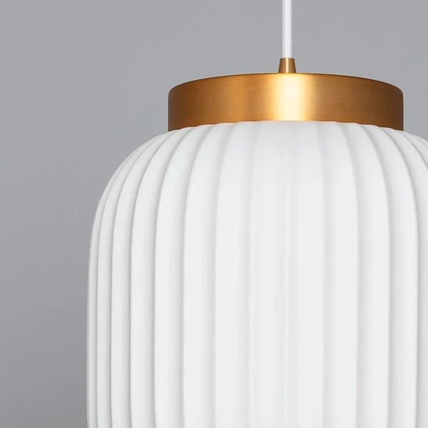 Lampa Wisząca z Porcelany Abruzzo Porcellado E14