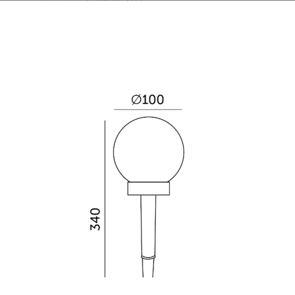 Lampa solarna SOLAR LED SPHERE 0,12W 10sztuk