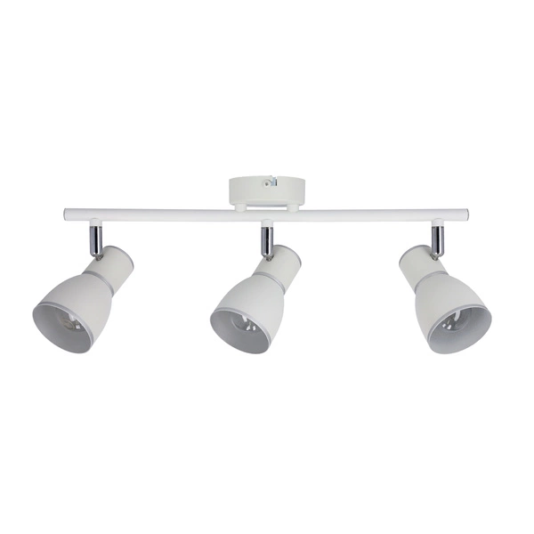 Lampa sufitowa FIDO listwa 93-63403 biały/chrom 3xE14